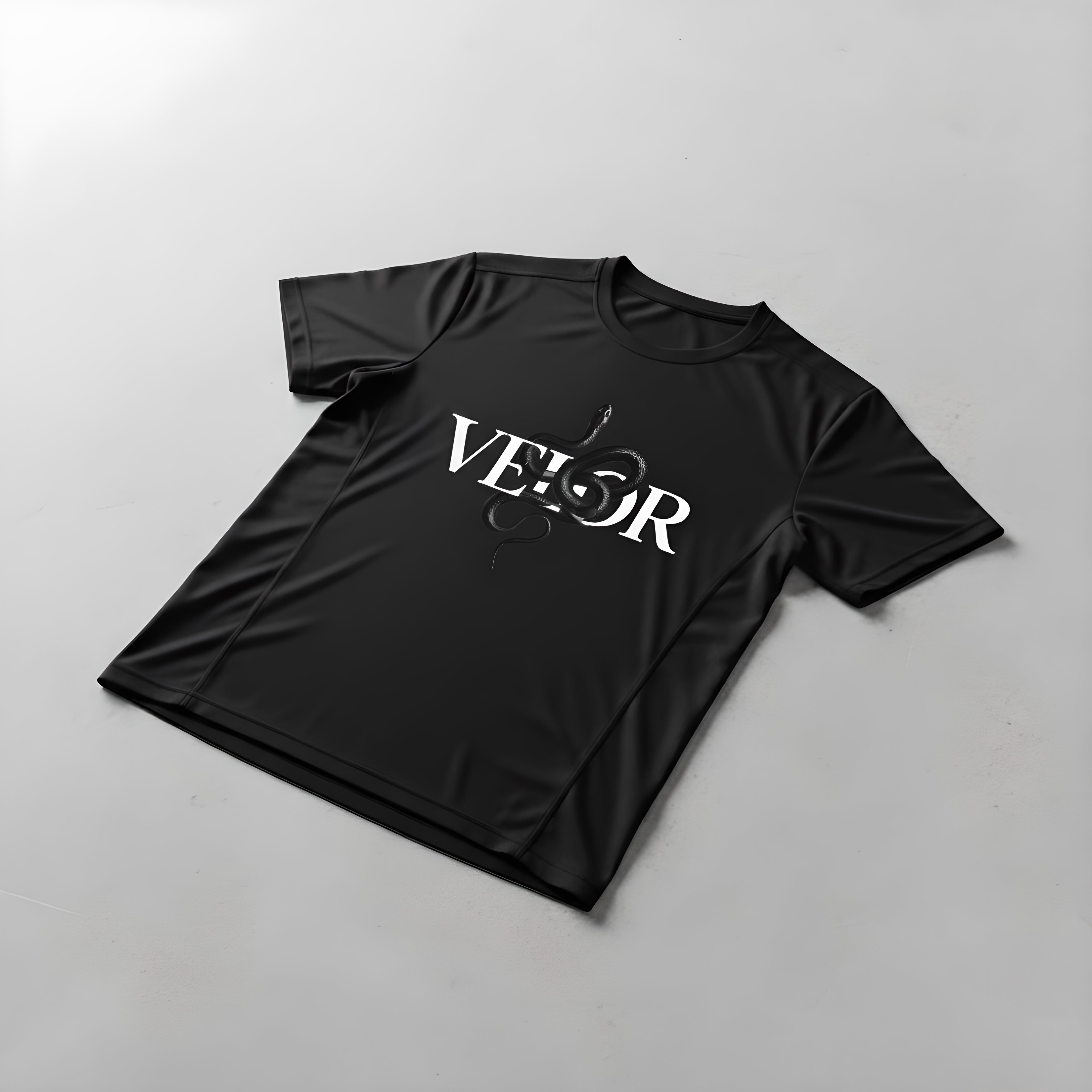 VELOR® Serpent Tee — Black